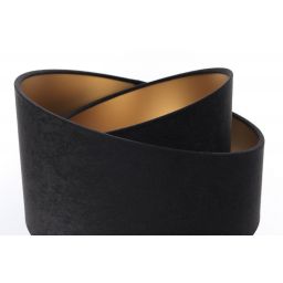 BPS Koncept Galaxy lampa stołowa 1x60 W czarna-złota-drewno 060S-009