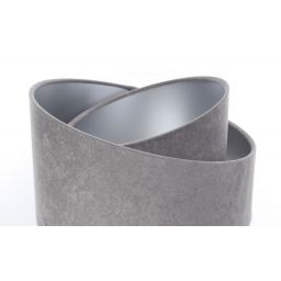 BPS Koncept Glamour lampa stołowa 1x60 W szara-drewno-srebrna 060S-013