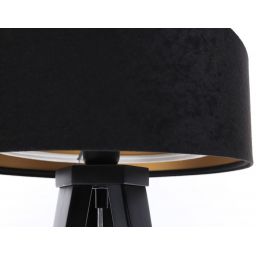 BPS Koncept Galaxy lampa stołowa 1x60 W biała-czarna-złota 060S-025CZ