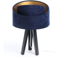 BPS Koncept Galaxy lampa stołowa 1x60 W czarna-złota-niebieska 060S-044CZ