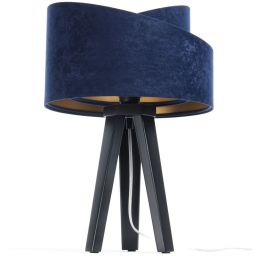 BPS Koncept Galaxy lampa stołowa 1x60 W czarna-złota-niebieska 060S-044CZ