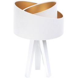 BPS Koncept Galaxy lampa stołowa 1x60 W biała-złota 060S-062W