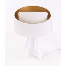 BPS Koncept Galaxy lampa stołowa 1x60 W biała-złota 060S-062W