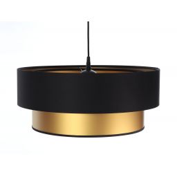 BPS Koncept Duo ellegant lampa wisząca 1x60 W czarna-złota 061-044-50