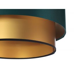 BPS Koncept Duo ellegant lampa wisząca 1x60 W zielona-złota 061-050-60