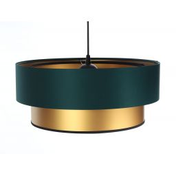 BPS Koncept Duo ellegant lampa wisząca 1x60 W zielona-złota 061-050-60