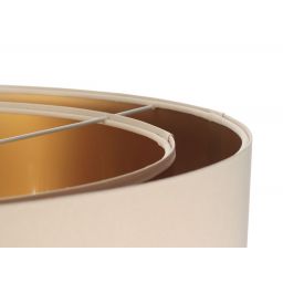 BPS Koncept Duo ellegant lampa wisząca 1x60 W złota-kremowa 061-055-50