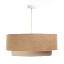 BPS Koncept Boho lampa wisząca 1x60 W kremowa-beżowa 061-090-50