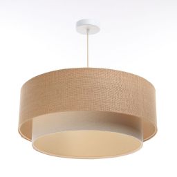 BPS Koncept Boho lampa wisząca 1x60 W kremowa-beżowa 061-090-50