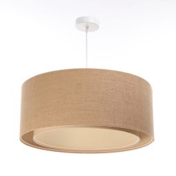 BPS Koncept Boho lampa wisząca 1x60 W kremowa-beżowa 06A-002-40
