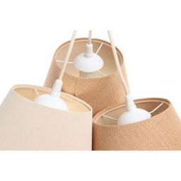 BPS Koncept Boho lampa wisząca 3x40 W kremowa-beżowa 070-121