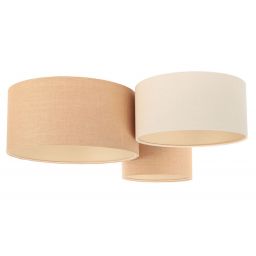 BPS Koncept Boho lampa podsufitowa 3x60W len/juta 080-004