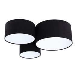 BPS Koncept Plafoniady plafon 3x60 W biały-czarny 080-007