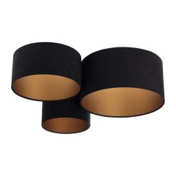 BPS Koncept Plafoniady plafon 3x60 W czarny-żółty 080-009