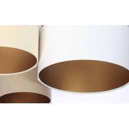 BPS Koncept Plafoniady plafon 3x60 W biały-złoty-beżowy-kremowy 080-01-034