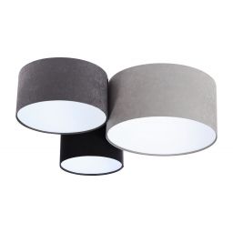BPS Koncept Plafoniady plafon 3x60 W biały-czarny-szary-grafitowy 080-01-051