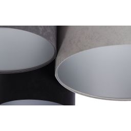 BPS Koncept Plafoniady plafon 3x60 W czarny-szary-srebrny-grafitowy 080-01-052