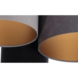 BPS Koncept Plafoniady plafon 3x60 W czarny-złoty-szary-granatowy 080-03-053