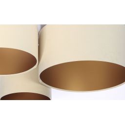 BPS Koncept Plafoniady plafon 3x60 W złoty-kremowy 080-034