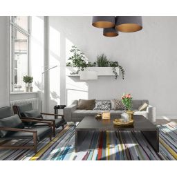 BPS Koncept Plafoniady plafon 3x60 W złoty-grafitowy 080-053