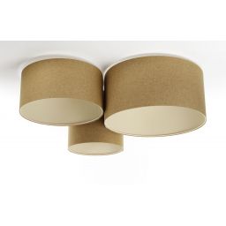 BPS Koncept Boho Ellegant lampa podsufitowa 3x60 W brązowa 080-066