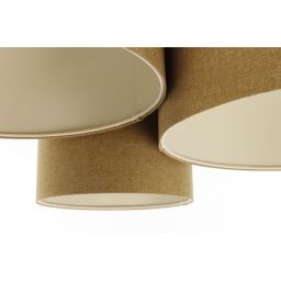 BPS Koncept Boho Ellegant lampa podsufitowa 3x60 W brązowa 080-066