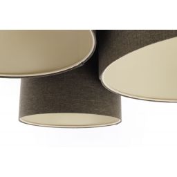 BPS Koncept Boho Ellegant lampa podsufitowa 3x60 W grafitowa 080-068