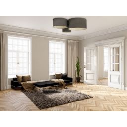 BPS Koncept Boho Ellegant lampa podsufitowa 3x60 W grafitowa 080-068