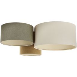 BPS Koncept Boho Ellegant lampa podsufitowa 3x60 W zielona 080-069