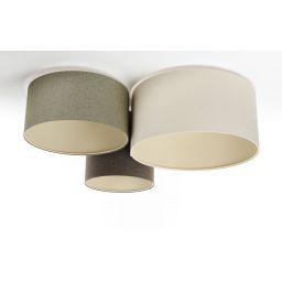 BPS Koncept Boho Ellegant lampa podsufitowa 3x60 W zielona 080-070