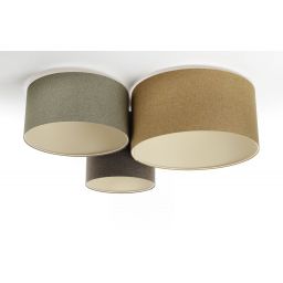 BPS Koncept Boho Ellegant lampa podsufitowa 3x60 W zielona 080-071