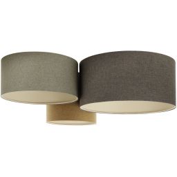 BPS Koncept Boho Ellegant lampa podsufitowa 3x30 W zielona 080-072