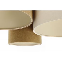 BPS Koncept Boho Ellegant lampa podsufitowa 3x60 W beżowa 080-073