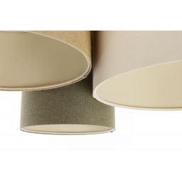 BPS Koncept Boho Ellegant lampa podsufitowa 3x60 W zielona 080-074