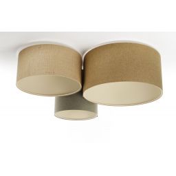 BPS Koncept Boho Ellegant lampa podsufitowa 3x60 W zielona 080-075