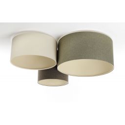 BPS Koncept Boho Ellegant lampa podsufitowa 3x60 W zielona 080-077