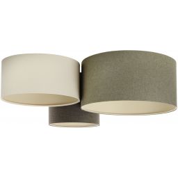 BPS Koncept Boho Ellegant lampa podsufitowa 3x60 W zielona 080-077