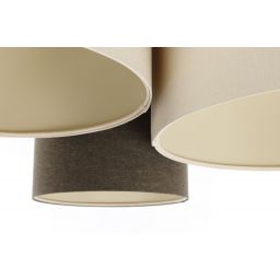 BPS Koncept Boho Ellegant lampa podsufitowa 3x60 W brązowa 080-078