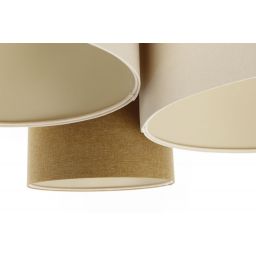 BPS Koncept Boho Ellegant lampa podsufitowa 3x60 W beżowa 080-079