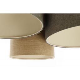 BPS Koncept Boho Ellegant lampa podsufitowa 3x60W brązowy/zielony 080-080