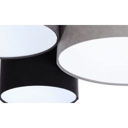 BPS Koncept Plafoniady plafon 3x60 W biały-czarny-szary-grafitowy 080-01-051