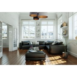 BPS Koncept Plafoniady plafon 3x60 W czarny-szary-grafitowy 080-01-053