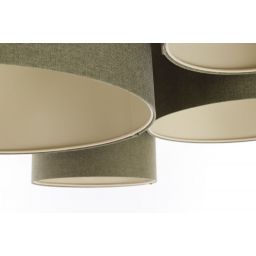 BPS Koncept Boho Ellegant lampa podsufitowa 4x60 W zielona 084-067