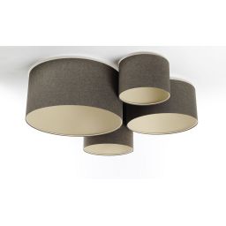 BPS Koncept Boho Ellegant lampa podsufitowa 4x60 W grafitowa 084-068