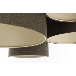 BPS Koncept Boho Ellegant lampa podsufitowa 4x60 W grafitowa 084-068