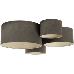 BPS Koncept Boho Ellegant lampa podsufitowa 4x60 W grafitowa 084-068