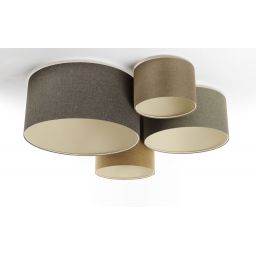 BPS Koncept Boho Ellegant lampa podsufitowa 4x60 W zielona 084-072