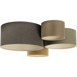 BPS Koncept Boho Ellegant lampa podsufitowa 4x60 W zielona 084-072