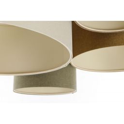 BPS Koncept Boho Ellegant lampa podsufitowa 4x60 W zielona 084-074