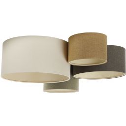 BPS Koncept Boho Ellegant lampa podsufitowa 4x60W brązowy/zielony/miodowy 084-075